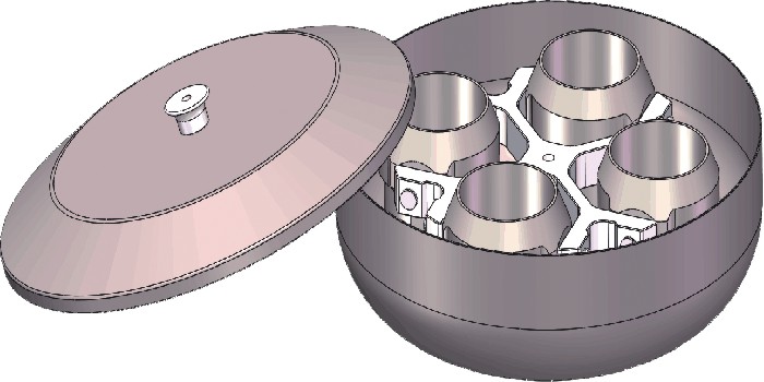 4*1000ml swing rotor